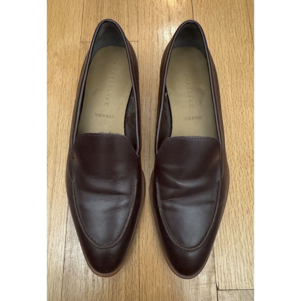 Everlane Classic Oxblood Leather Loafer - Women size 8